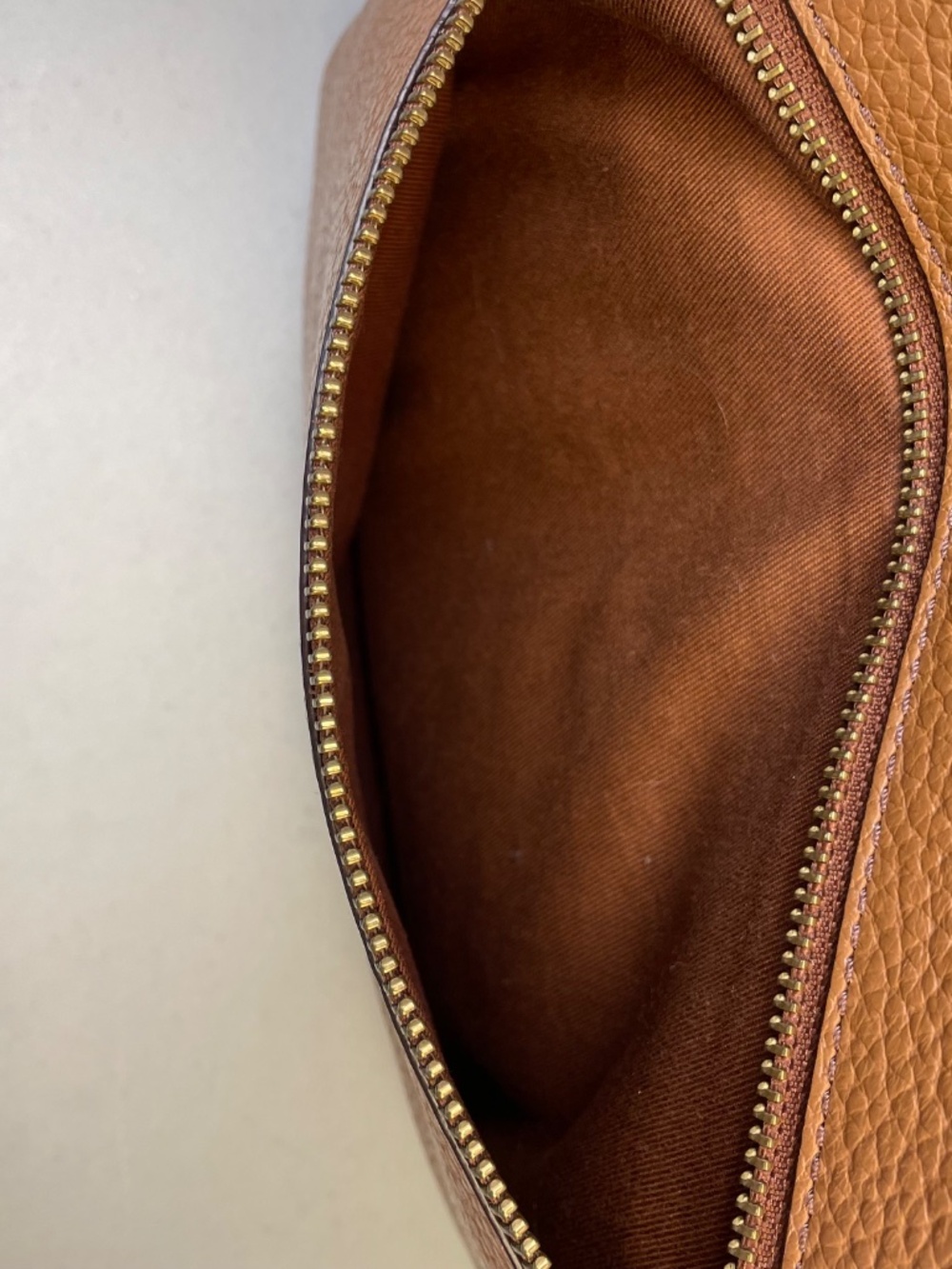 FOSSIL Kinley Pocket Crossbody Bag Leather Colorblock Brown Black Minimalist - Picture 12 of 13